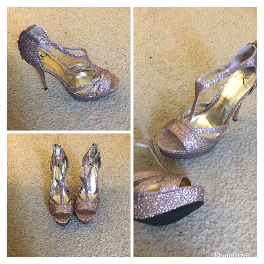 Glitter heels
